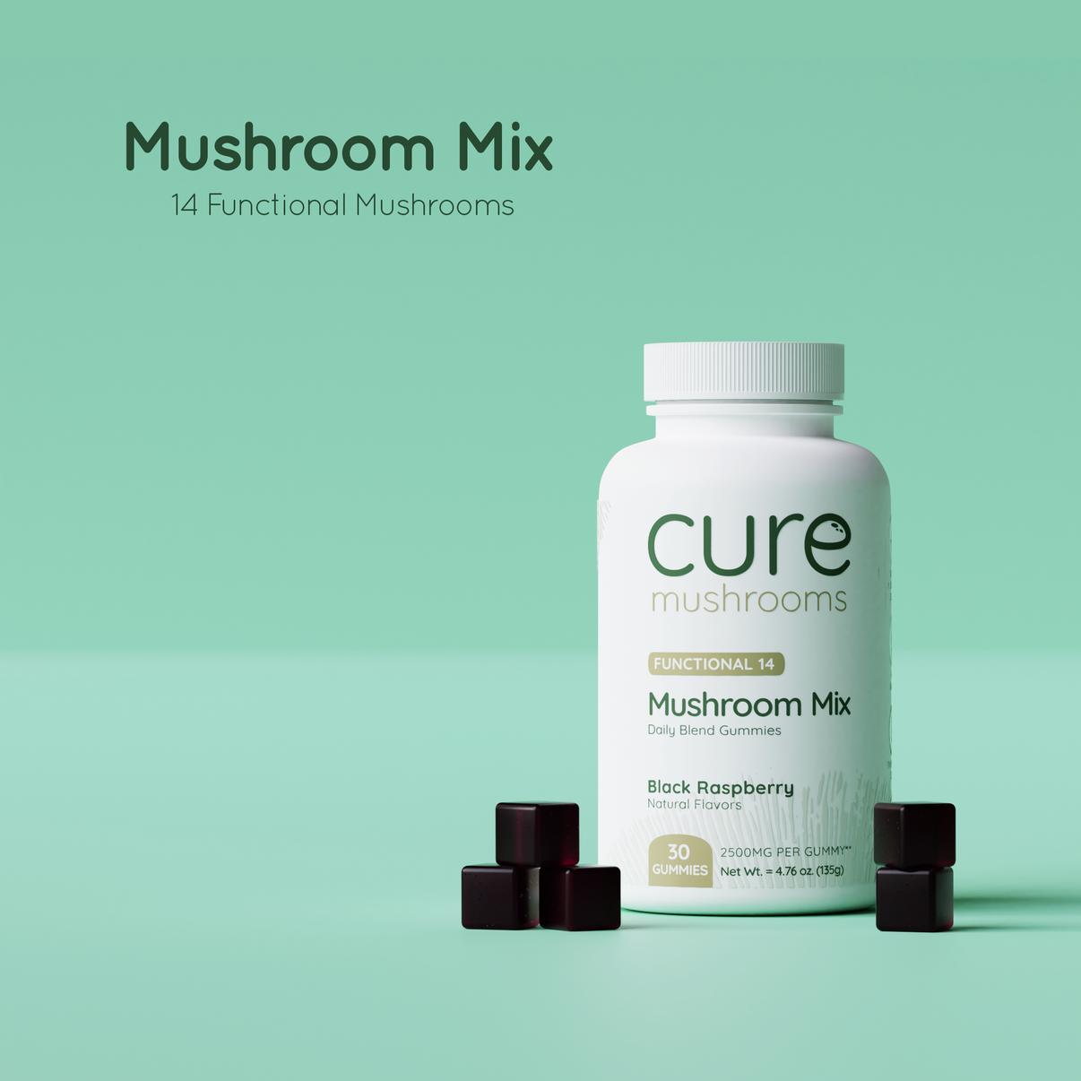14 mushroom blend mushroom gummies cure mushrooms