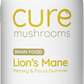 cure mushrooms lion's mane mushroom gummies for memory and focus