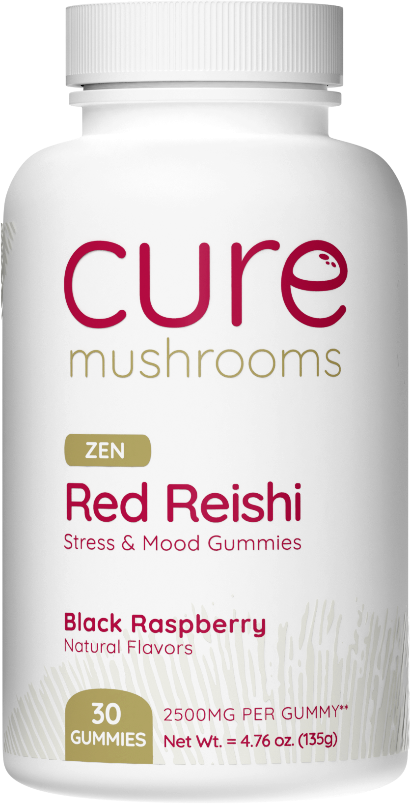 cure mushrooms red reishi mushroom gummies