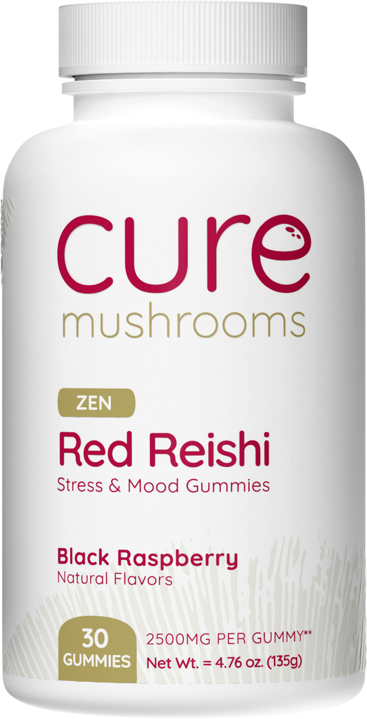 cure mushrooms red reishi mushroom gummies