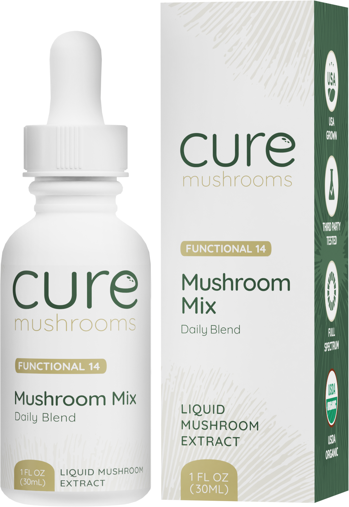 Cure Mushrooms functional 14 mushroom mix tincture