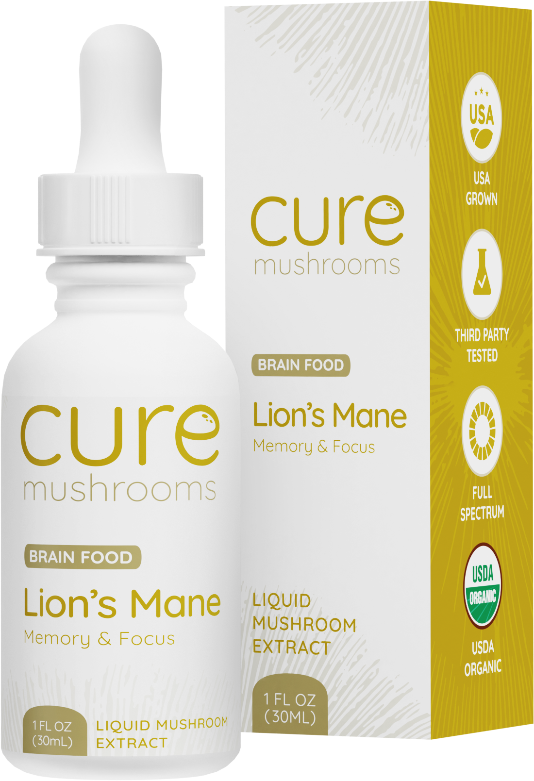 Cure Mushrooms Lion's Mane mushroom tincture