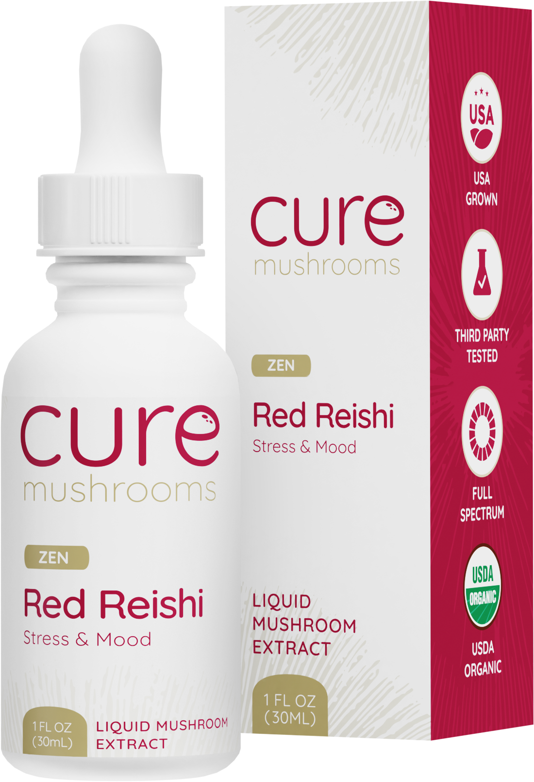 Cure Mushrooms Red Reishi mushroom tincture