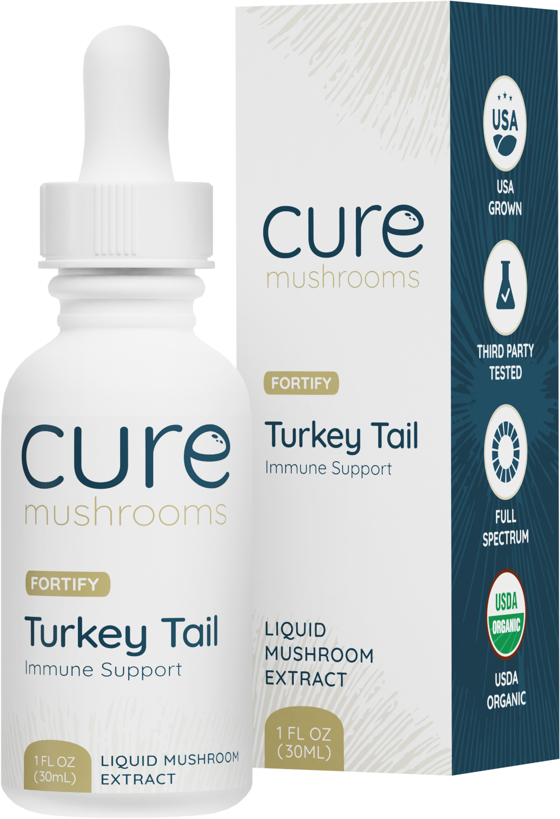 Cure Mushrooms Turkey Tail mushroom tincture