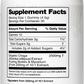 cure mushrooms black raspberry flavor chaga mushroom gummies supplement facts