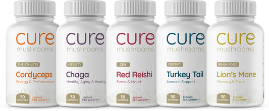 All of cure mushroom's gummies as a pack
